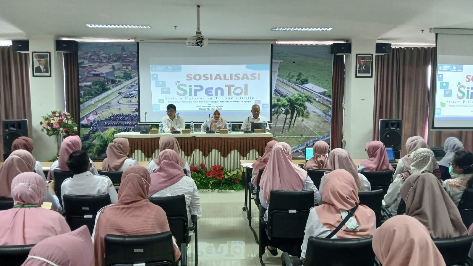 DPMPTSP Nganjuk Mensosialisasikan Aplikasi Unggulan SIPENTOL