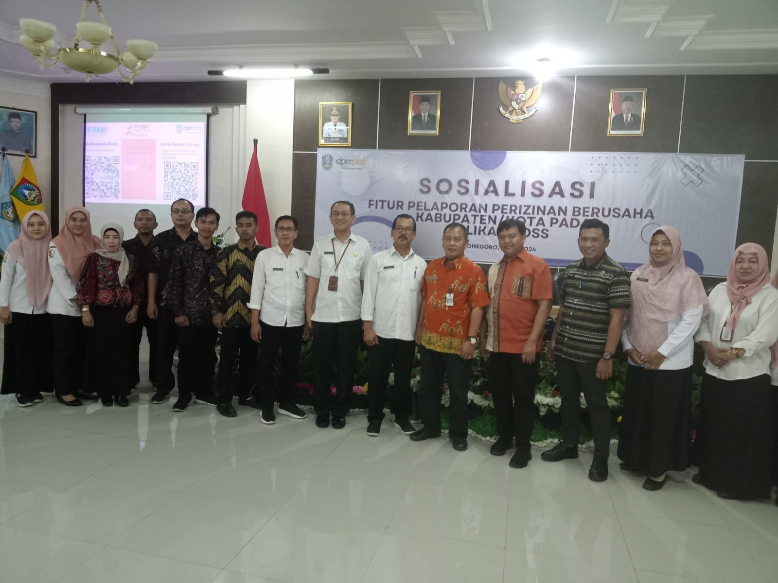 Sosialisasi Fitur Pelaporan Perizinan Berusaha Kabupaten/Kota Pada Aplikasi JOSS